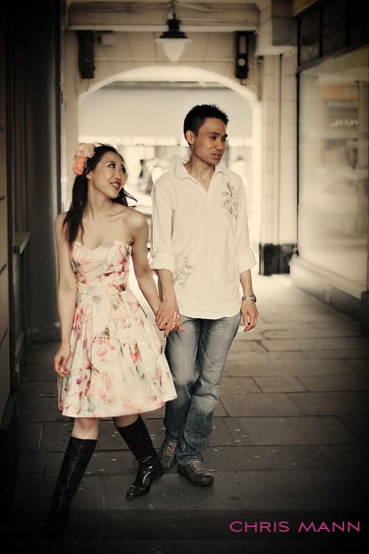 an engagement photo session in Greenwich London SE10 by Chris Mann Photography