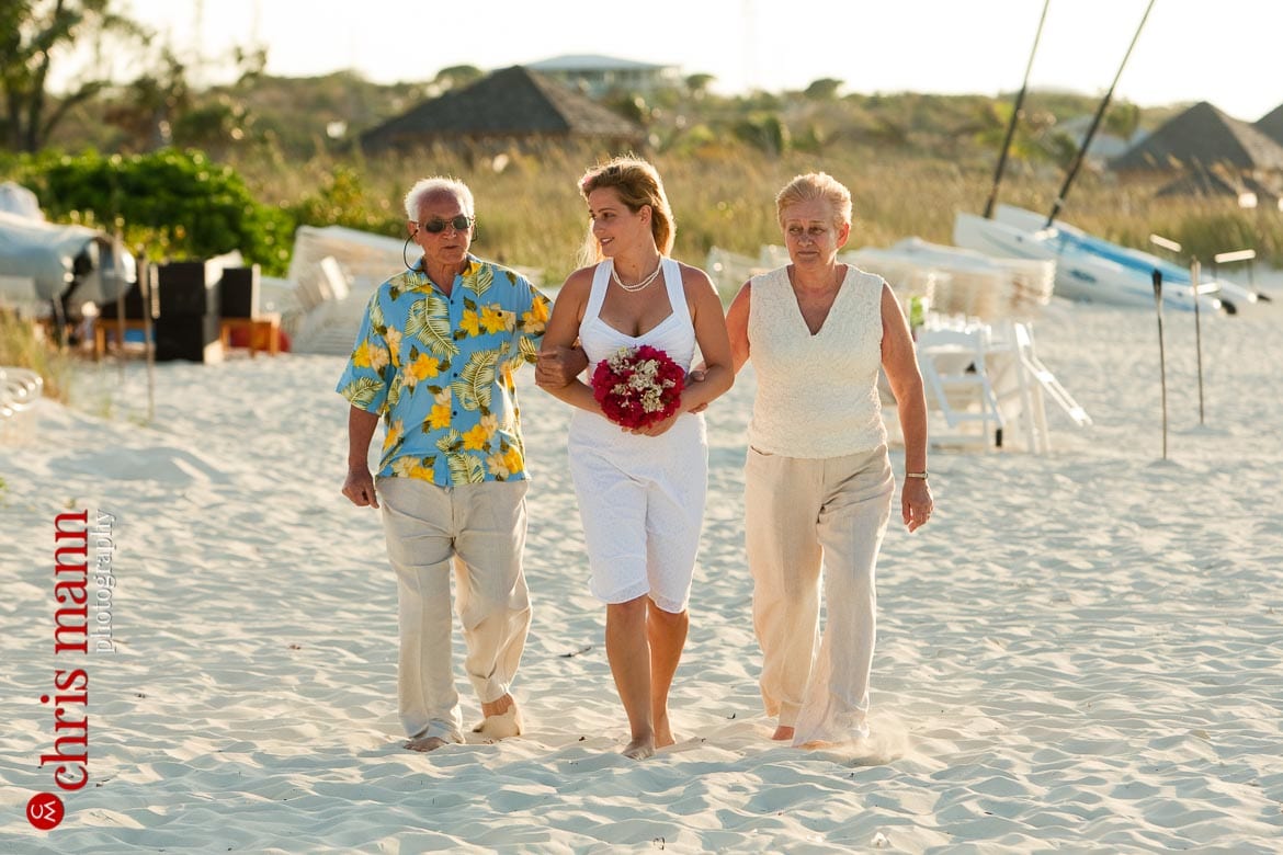 Turks & Caicos beach wedding