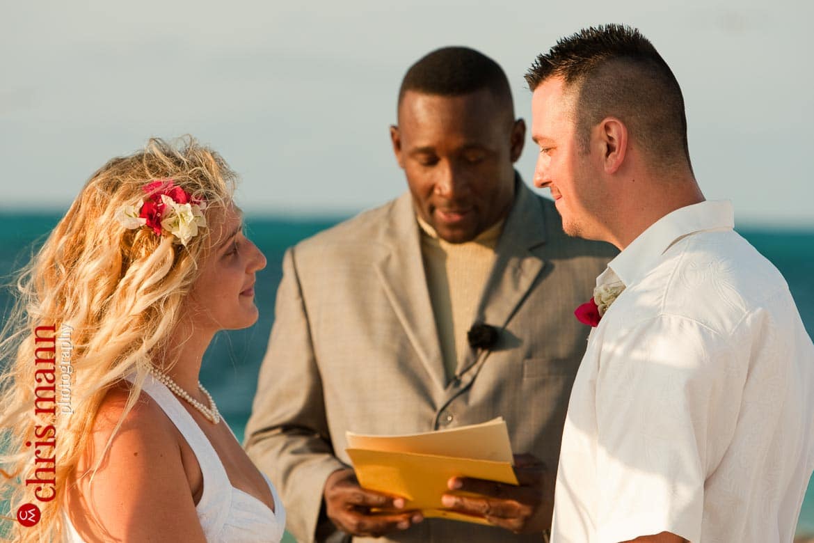 Turks & Caicos beach wedding