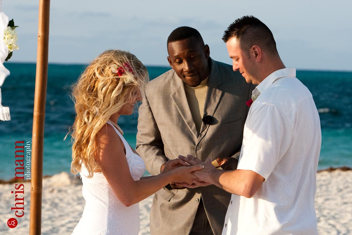 Turks & Caicos beach wedding