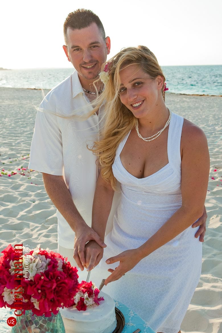 Turks & Caicos beach wedding