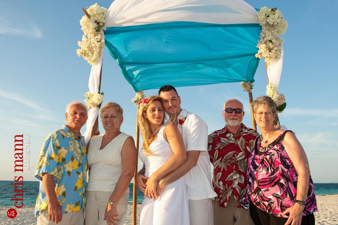 Turks & Caicos beach wedding