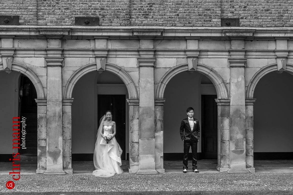 Cambridge pre-wedding shoot inside St. John's College