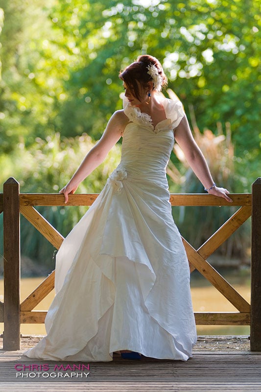 Kimberley & Richard at Bentley - bride by lake Kimberley & Richard at Bentley - bride by lake