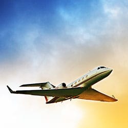 Gulfstream private jet