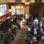 wedding ceremony at Ramster Hall Great Drawing Room