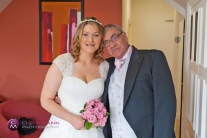 bride with father