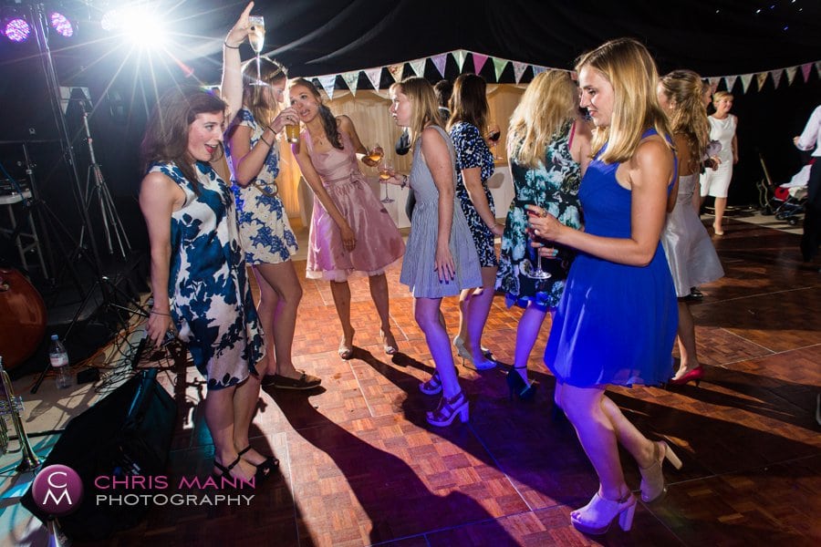 dancing to the band