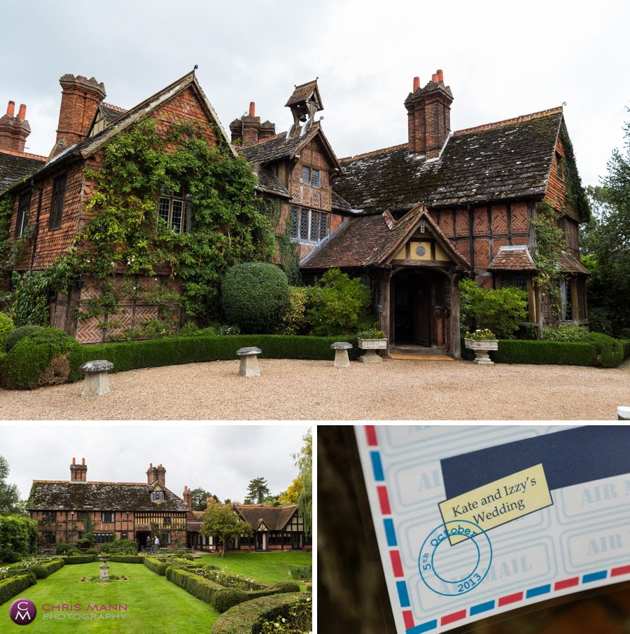 Langshott Manor wedding venue exteriors