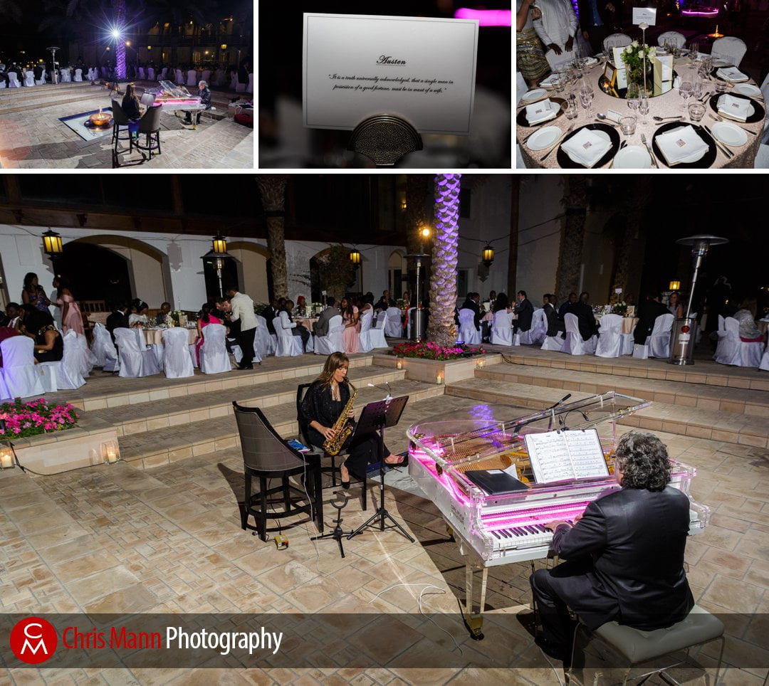 wedding reception in Palm Garden Park Hyatt Dubai