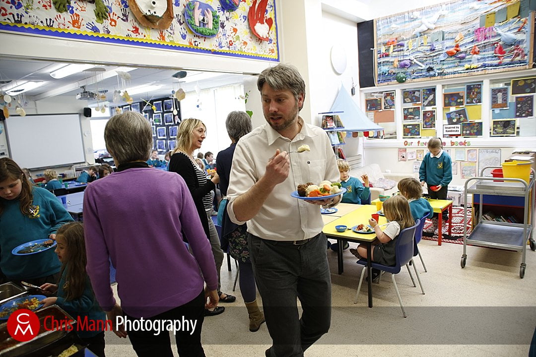 lunchtime at Borrowdale Primary School