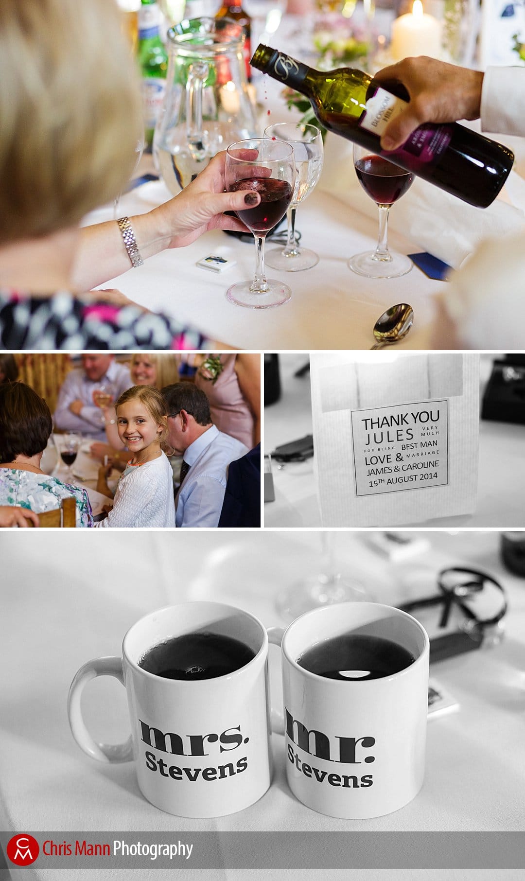wedding breakfast details Gate Street Barn