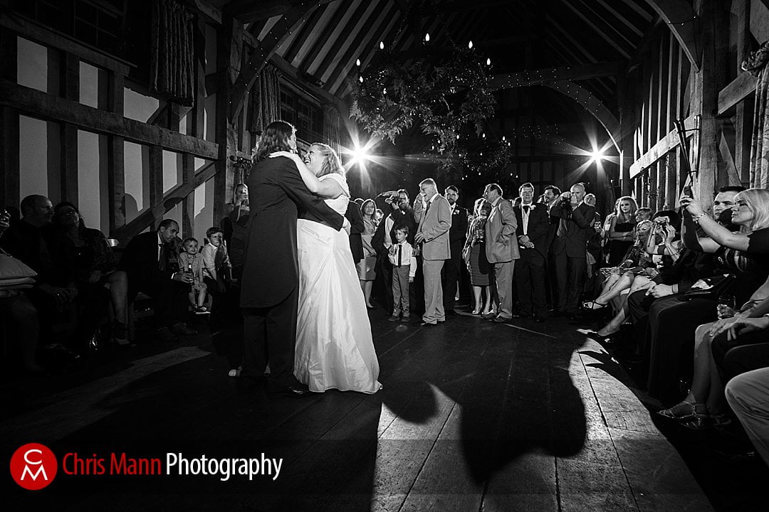 bride and groom first dance Gate Street Barn