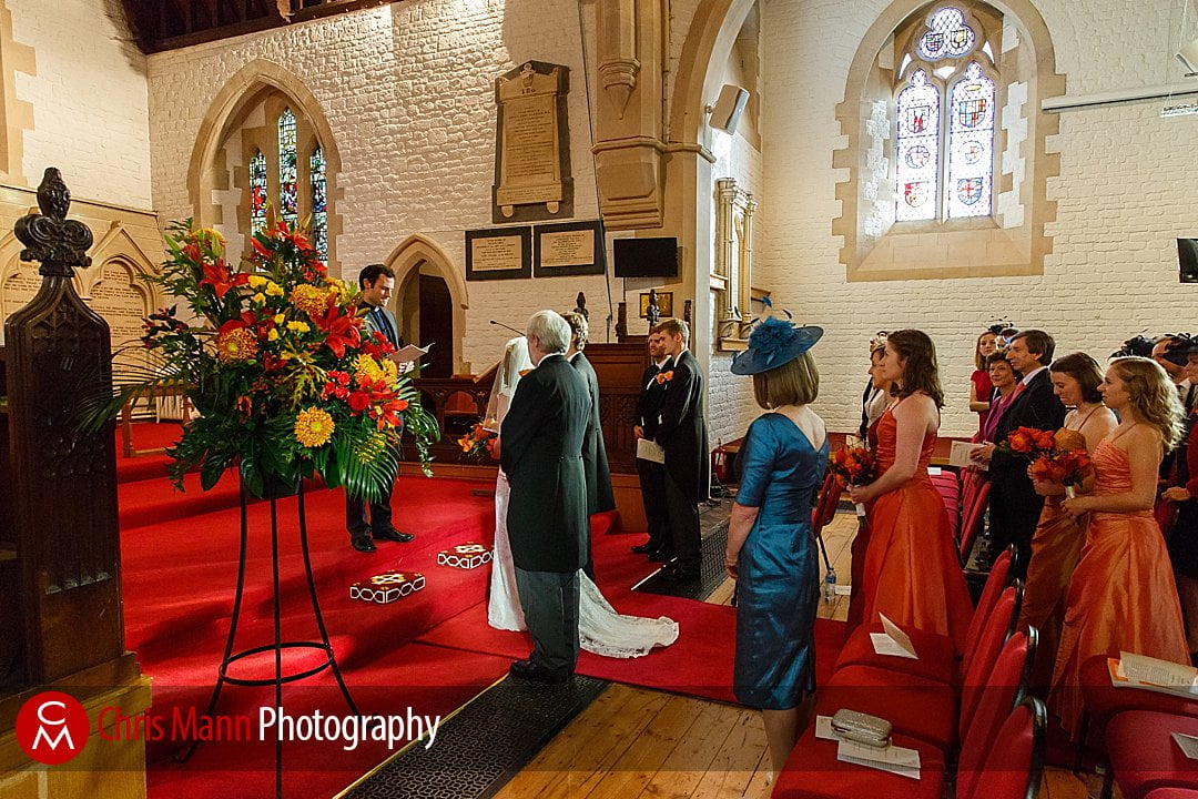 wedding ceremony St Ebbe's Oxford