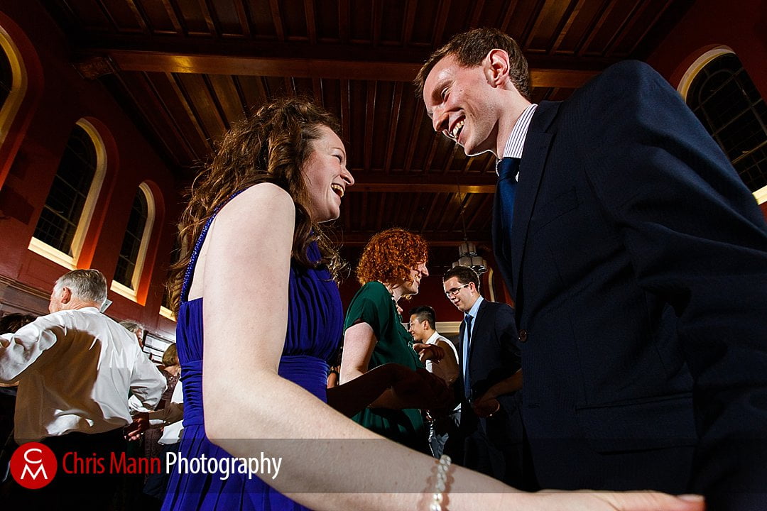 smiling dancers ceilidh scottish dancing Lady Margaret Hall Oxford
