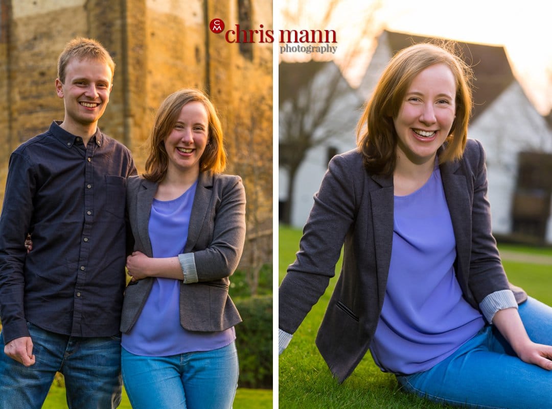 couple photos Guildford evening portrait