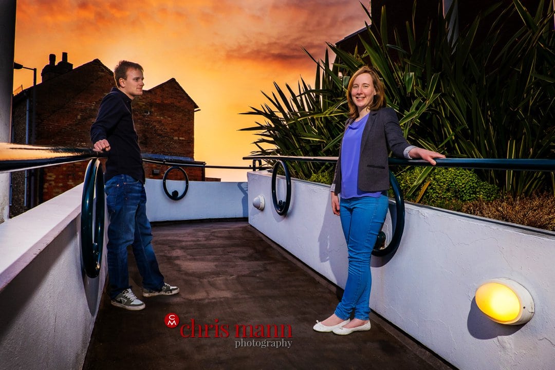 Guildford sunset engagement photo session