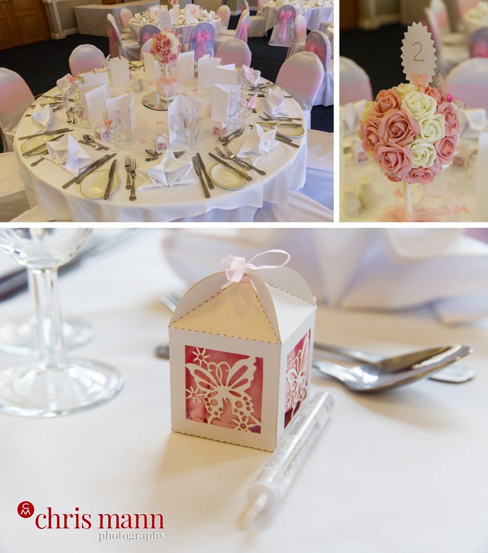 wedding breakfats table details