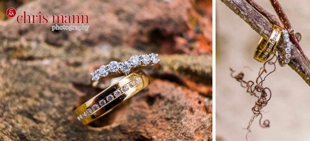 wedding rings close up photo