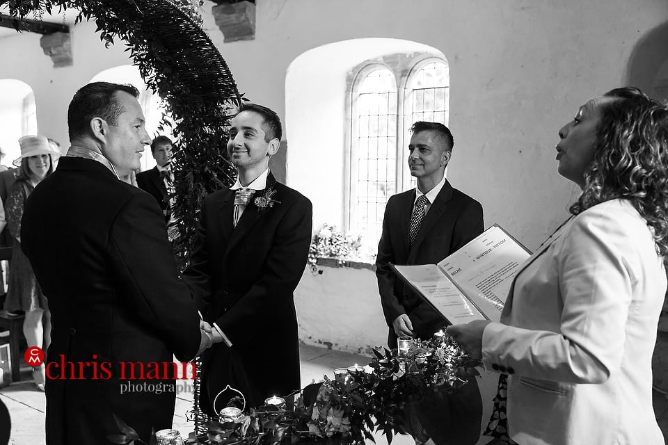 Brympton Somerset wedding ceremony in the Dower House