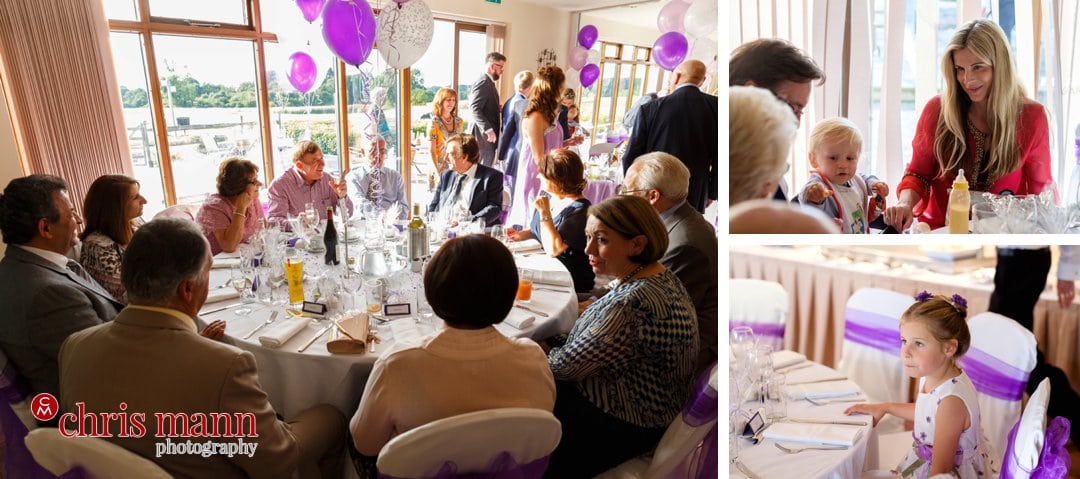 wedding reception meal bride and groom portrait Surrey Downs Golf Club Kingswood