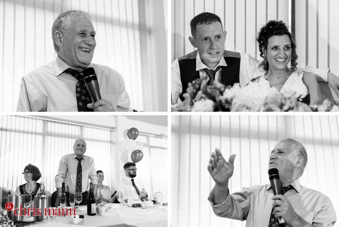 wedding speeches Surrey Downs Golf Club Kingswood