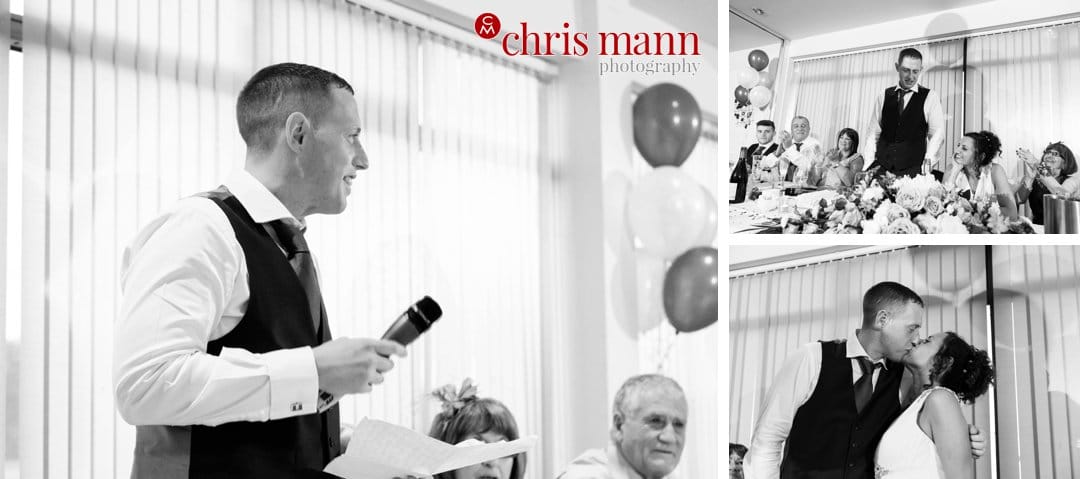 wedding speeches Surrey Downs Golf Club Kingswood