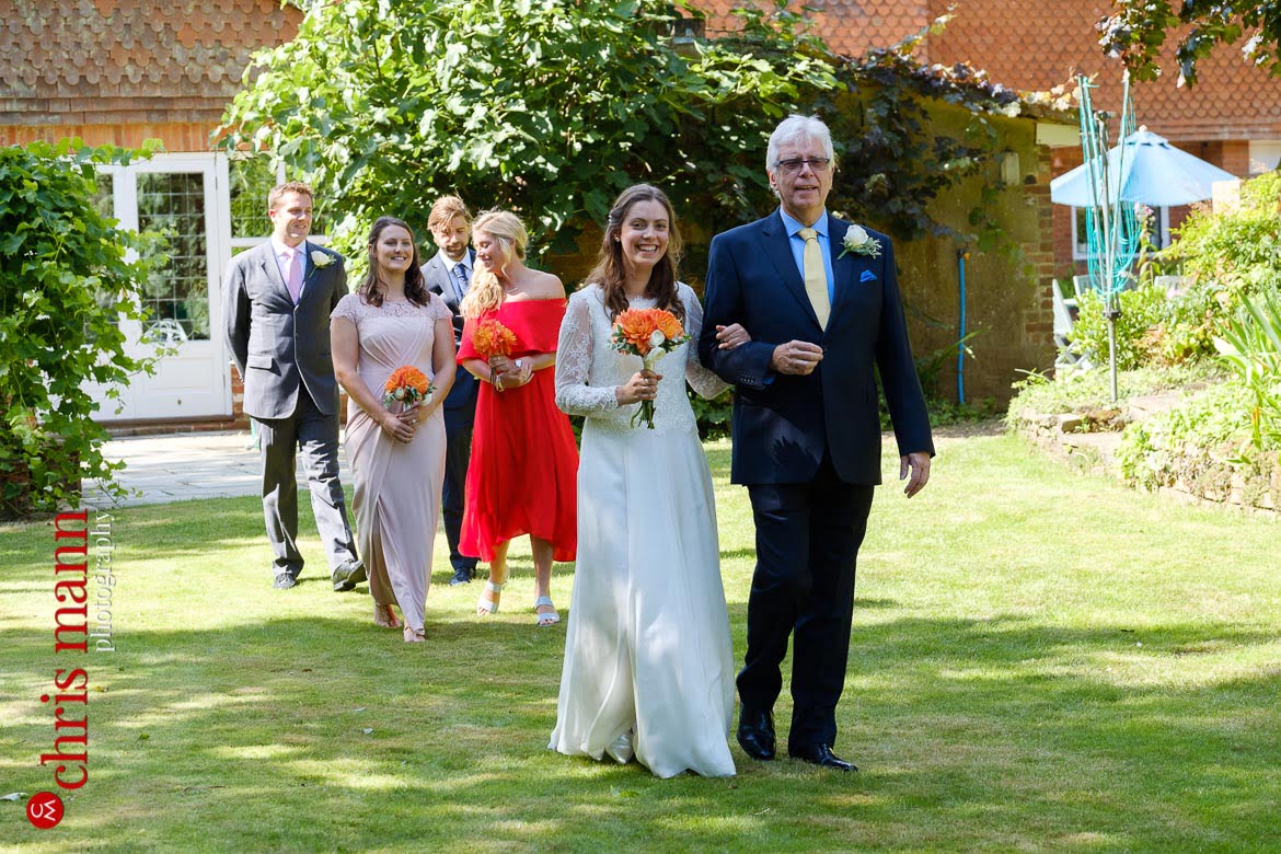 Surrey garden wedding