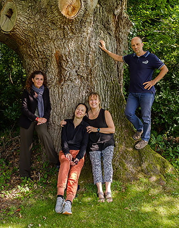 Great Tangley Manor portrait group photo