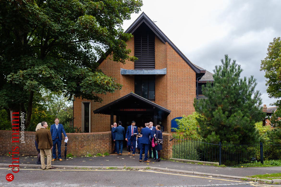 St Joseph's Church Guildford wedding photography