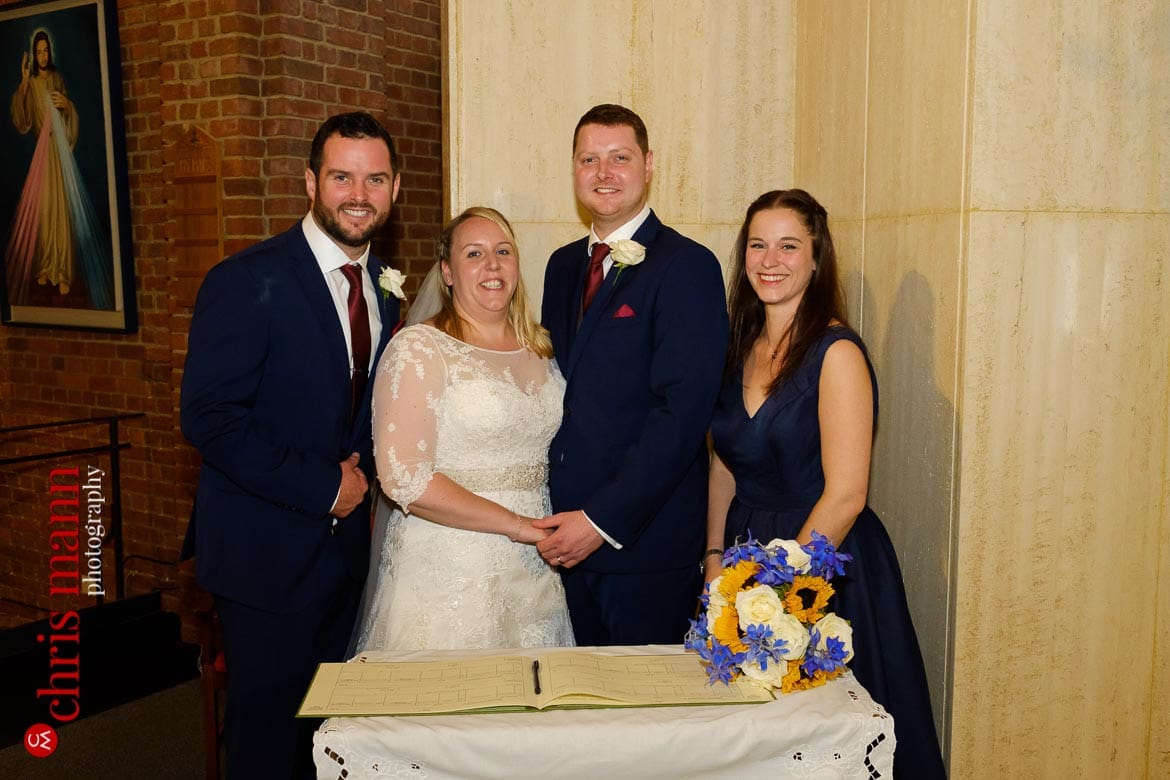 St Joseph's Church Guildford wedding photography