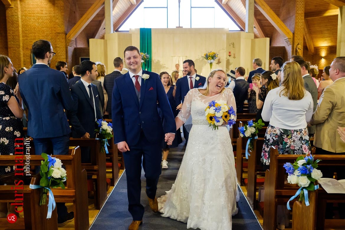 St Joseph's Church Guildford wedding photography