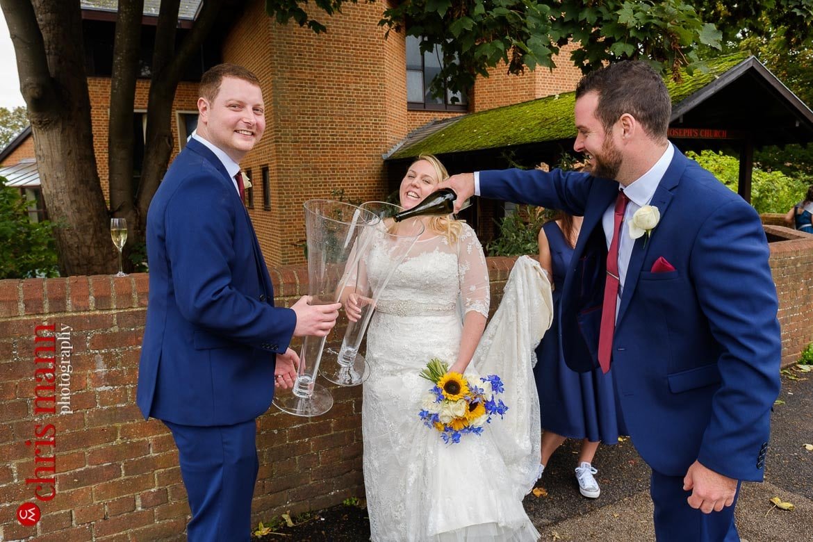 St Joseph's Church Guildford wedding photography