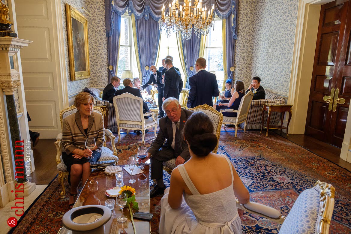wedding reception in the Queen Elizabeth room - Ritz London wedding photography